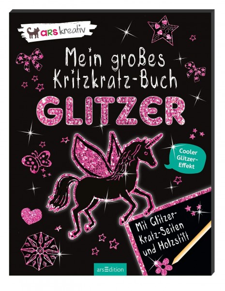 MEIN GROßES KRITZKRATZ-BUCH GLITZER - AB 5 J.