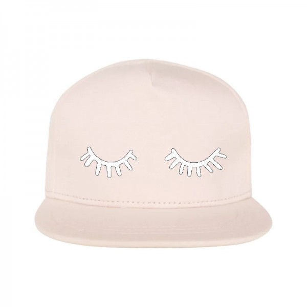 VAN PAULINE KAPPE CAP "SLEEPY EYES" IN ROSA