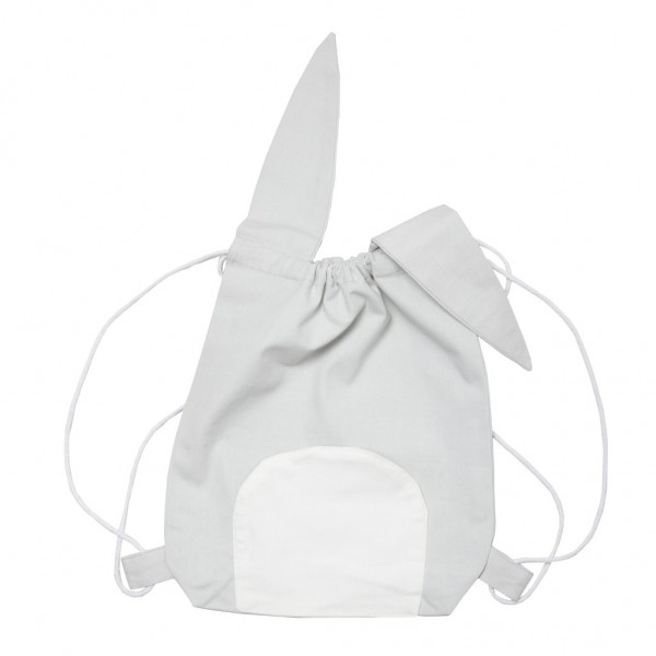 FABELAB RUCKSACK HASE "PIRATE BUNNY" IN GRAU