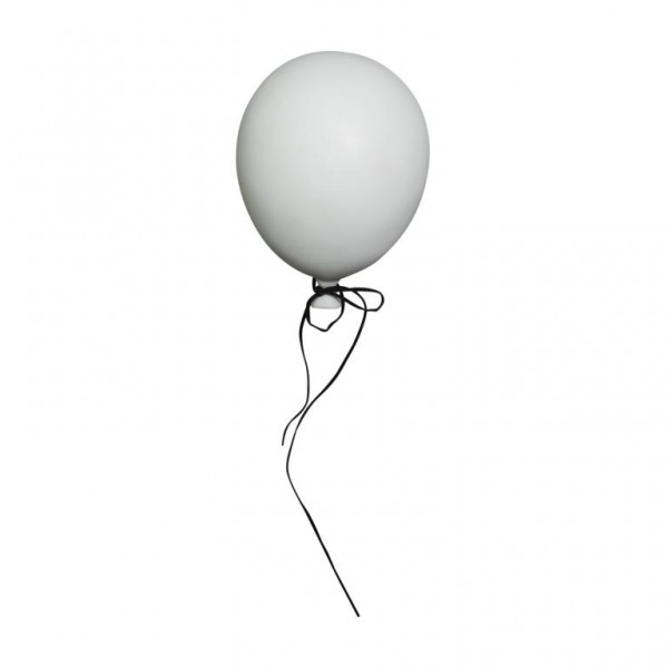 BYON BALLON S WEISS WANDDEKORATION 13x17 CM