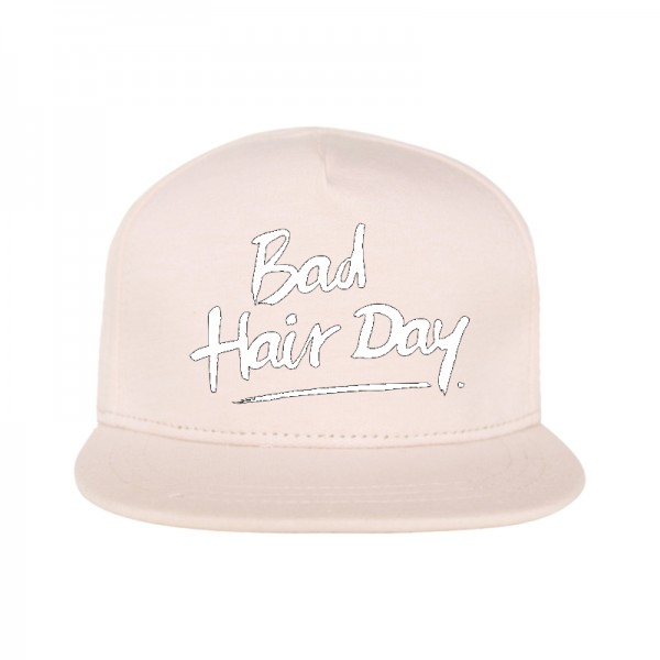 VAN PAULINE KAPPE CAP "BAD HAIR DAY" IN ROSA